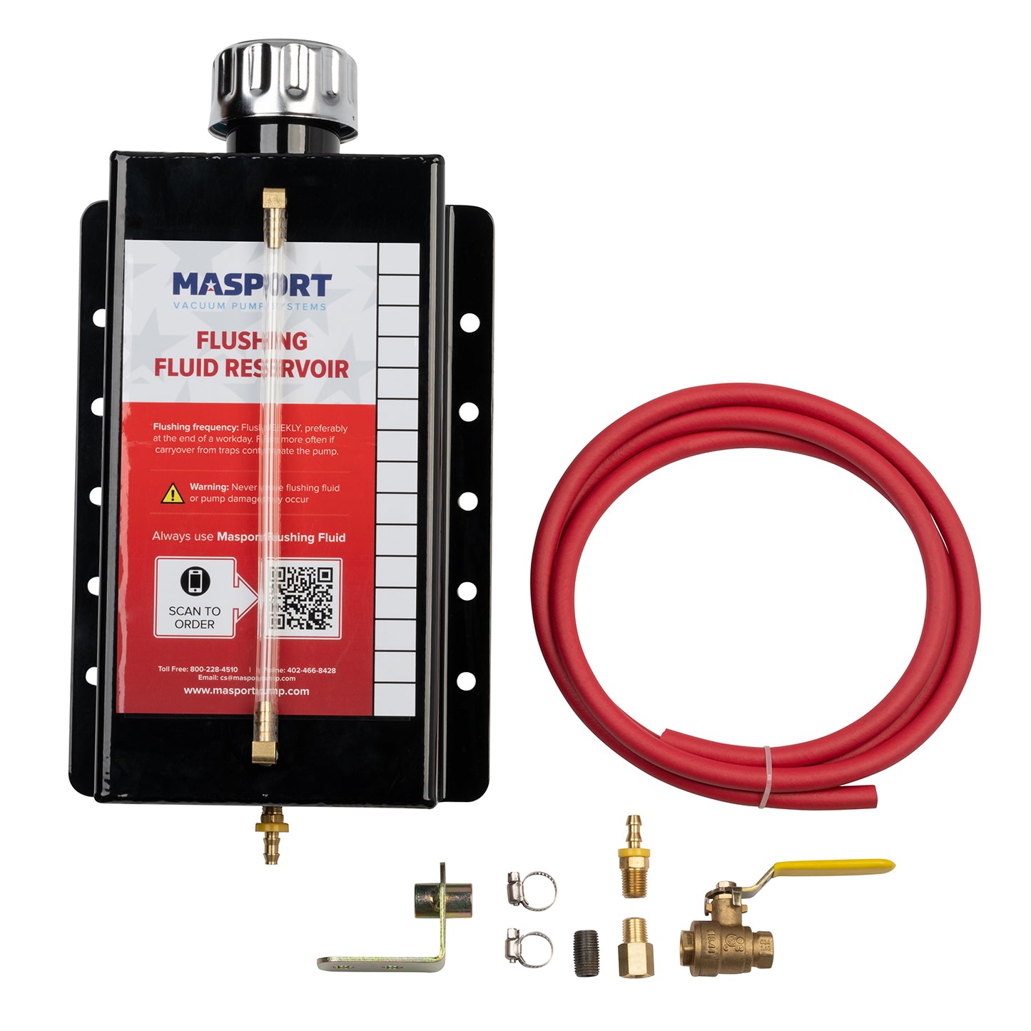 5 Qt – steel – Flushing Kit by Masport