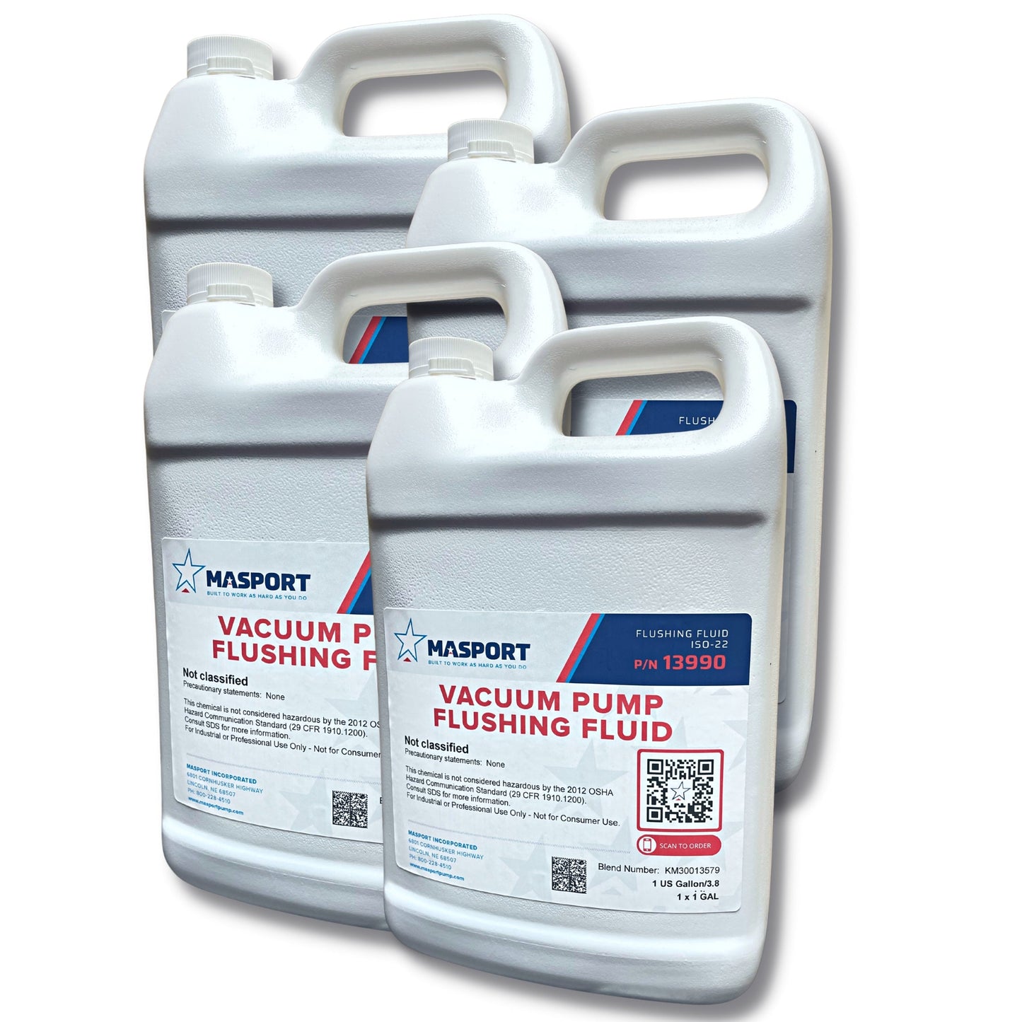 Masport Flushing Fluid – 4 Gallon Case