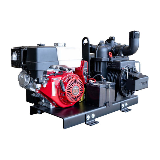 Chandler VAC MEC 6500 Belt and Pulley Engine Drive - 247 CFM - 2 YR WARRANTY