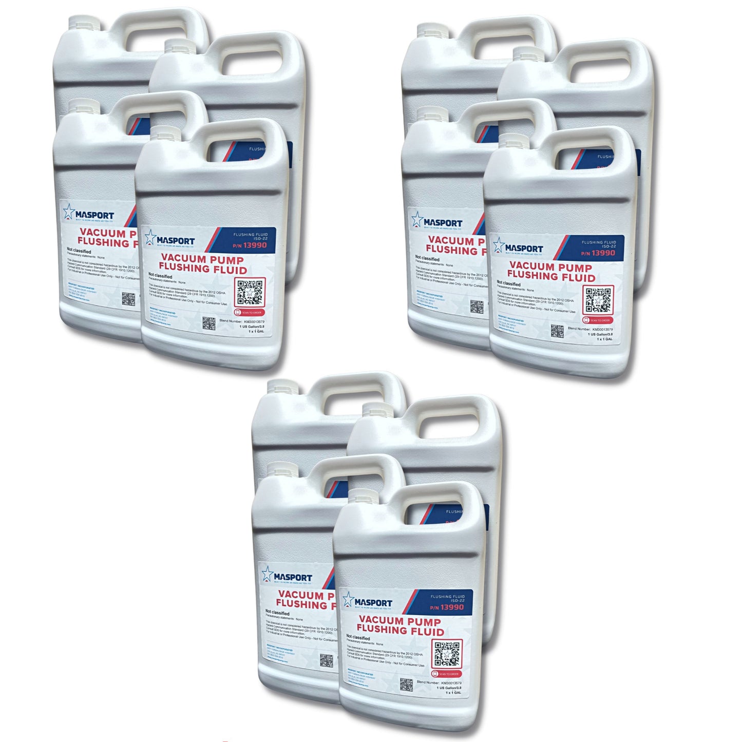 Masport Flushing Fluid – 12 Gallon Case