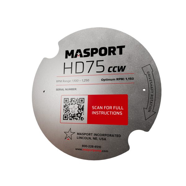 Pump Tag Kit – HD75V CCW
