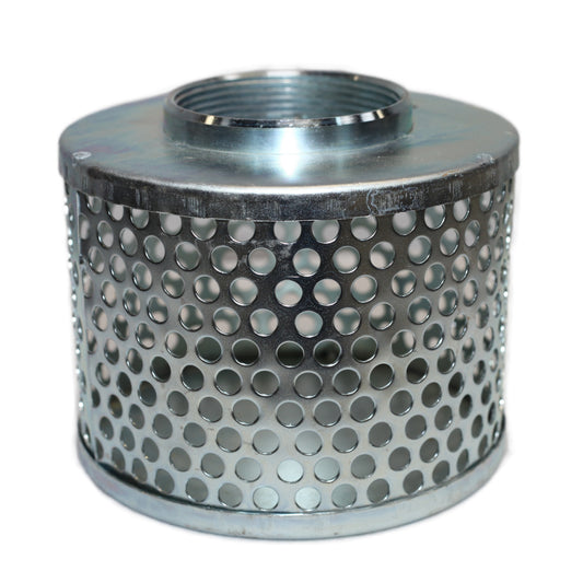 Gladiator Round Hole Zinc Plated Steel Strainer 